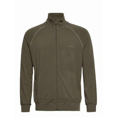 Mix&Match Jacket Z *Villkorat Erbjudande Night & Loungewear Sweat-shirts Khakigrön BOSS