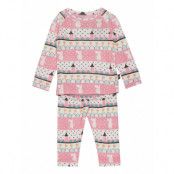 Moomin Trivsam Pyjamas Set Rosa Reima