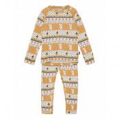 Moomin Trivsam Pyjamas Set Gul Reima