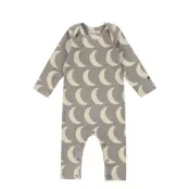 Moon All Over Overall Långärmad Bodysuit Multi/mönstrad Bobo Choses