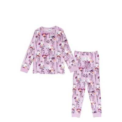 MUMIN Blomkrans Pyjamas - Purple - 122/128
