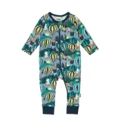 MUMIN Flygtur Pyjamas Blå 68 - Multi/patterned - 80