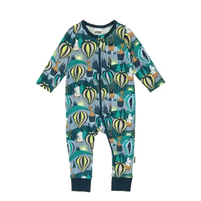 MUMIN Flygtur Pyjamas Blå 68 - Multi/patterned - 80