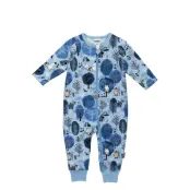 MUMIN Klättrare Pyjamas Blå 98 - Blue - 56