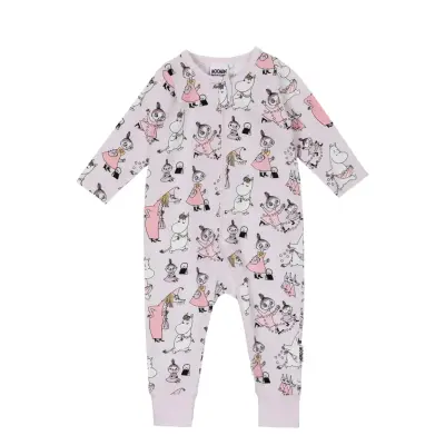 MUMIN Pärllek Pyjamas Lila 68 - Pink - 68