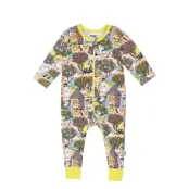MUMIN Rosdalen Pyjamas Gul 80 - Multi/patterned - 92