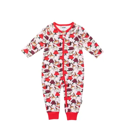 MUMIN Skugglek Pyjamas Röd 98 - Multi/patterned - 86