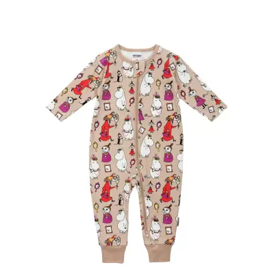 MUMIN Speglar Pyjamas Beige 98 - Beige - 56