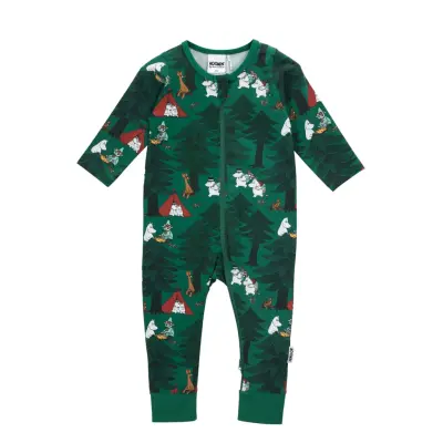 MUMIN Tältliv Pyjamas - Green - 80