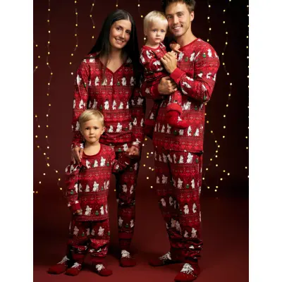 MUMIN Vinterhjärta Pyjamas - Red - 134/140