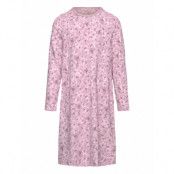 Name It Nkfnightgown Ls Mauve Flower Noos Rosa