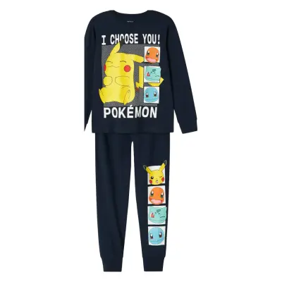 Name It Nkmabel Pokemon Ls Nighset Noos Sky Marinblå