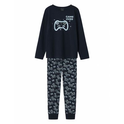 Name It Nkmnightset Sapphire Game Noos Marinblå