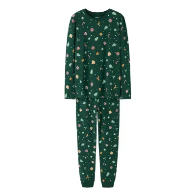 Name It Nknvismas Ls Nightset Grön