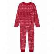 Name It Nknvismas Ls Nightset Röd