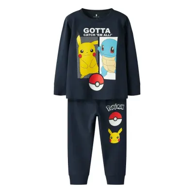 Name It Nmmostyr Pokemon Ls Nightset Sky Marinblå