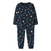 Name It Nmnvismas Ls Nightset Marinblå