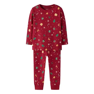 name it Nmnvismas Ls Nightset - Red - 98