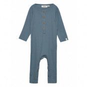 Nbmgago Ls Slim Suit Lil Bodysuits Long-sleeved Bodysuits Pyjamas Sie Marinblå Lil'Atelier