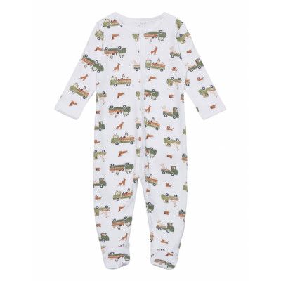 Nbmnightsuit W/F Dog Noos Pyjamas Sie Jumpsuit Vit Name It