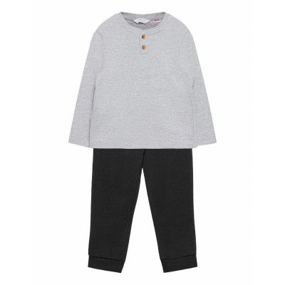 Nicolas Pyjamas Set Grå Mango