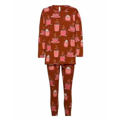 Night Set Sou Zoe Pyjamas Multi/mönstrad Lindex