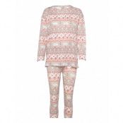 Night Set Sou Zoe Pyjamas Rosa Lindex