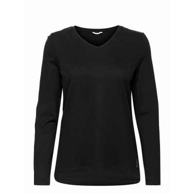 Pyjama Top Made Of 100% Organic Cotton *Villkorat Erbjudande Top Svart Esprit Bodywear Women