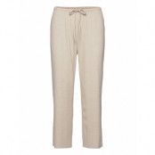 Night Trousers Johanna Pyjamasbyxor Mjukisbyxor Beige Lindex