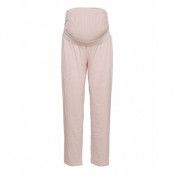 Night Trousers Mom Mia Cotton Pyjamasbyxor Mjukisbyxor Rosa Lindex