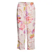 Night Trousers Woven Peony Pyjamasbyxor Mjukisbyxor Multi/mönstrad Lindex