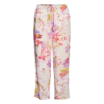 Night Trousers Woven Peony Pyjamasbyxor Mjukisbyxor Multi/mönstrad Lindex