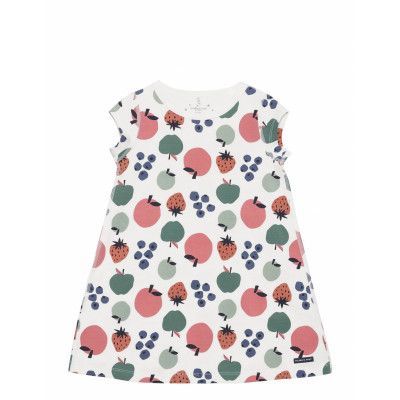 Nightdress Aop Preschool Night & Underwear Pyjamas Nightdresses Vit Polarn O. Pyret