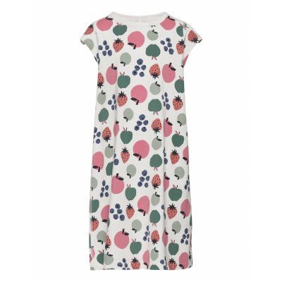 Nightdress Aop School Night & Underwear Pyjamas Nightdresses Vit Polarn O. Pyret