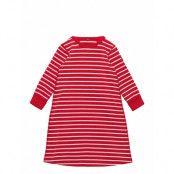 Nightdress L/S Striped Preschool Night & Underwear Pyjamas Nightdresses Röd Polarn O. Pyret