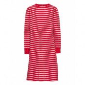 Nightdress L/S Striped School Night & Underwear Pyjamas Nightdresses Röd Polarn O. Pyret