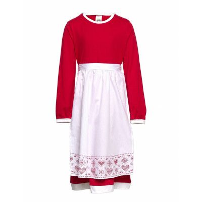 Nightdress Mrs Santa With Scar Night & Underwear Pyjamas Nightdresses Röd Lindex