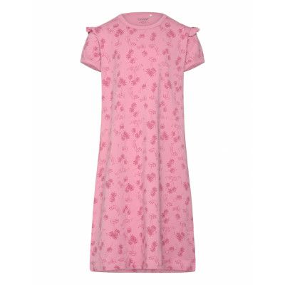 CeLaVi Nightdress Ss -Aop Rosa