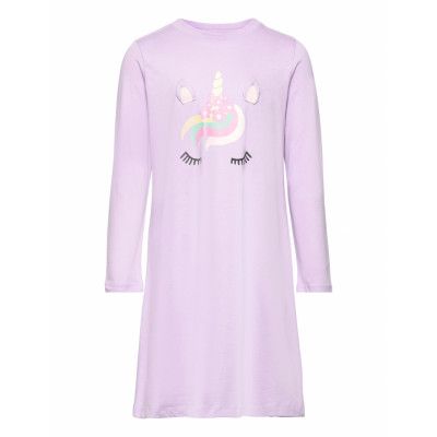 Lindex Nightgown Unicorn And Aop Lila