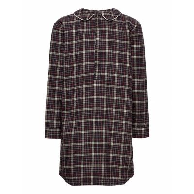 Nightgown Vilje Night & Underwear Pyjamas Nightdresses Brun Wheat