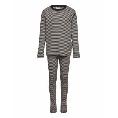 Nightwear Mads Pyjamas Set Navy Wheat