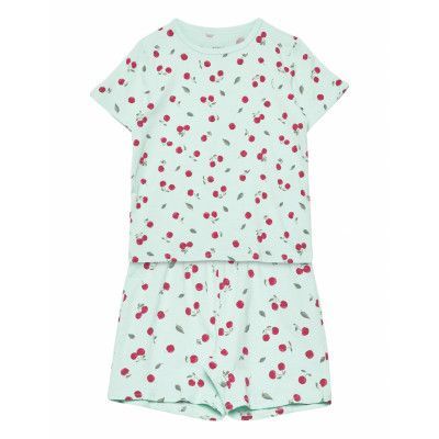 Nkffatia Ss Nightset Pyjamas Set Multi/mönstrad Name It