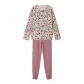 Nkfnightset Nostalgia Flower Noos Pyjamas Set Pink Name It