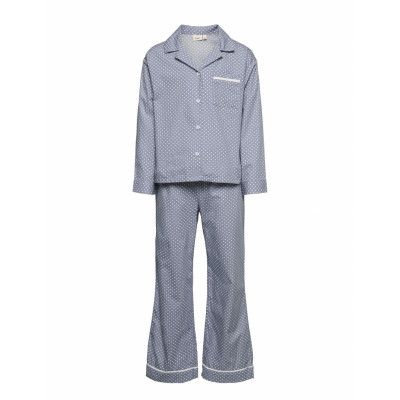 Nkfrandi Night Set Pyjamas Set Blå Name It