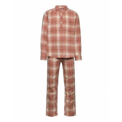 Nkfripy Night Set Pyjamas Set Brun Name It