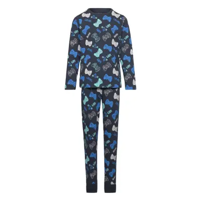 Name It Nkmnightset Dark Sapphire Gamer Noos Marinblå