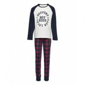 Nkmnightset Snow White Boyhood Pyjamas Set Multi/mönstrad Name It