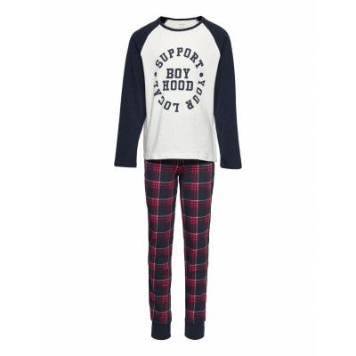 Nkmnightset Snow White Boyhood Pyjamas Set Multi/mönstrad Name It