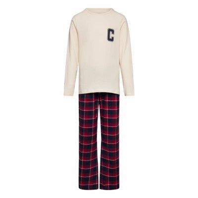 Nknkali Ls Nightset *Villkorat Erbjudande Pyjamas Set Multi/mönstrad Name It