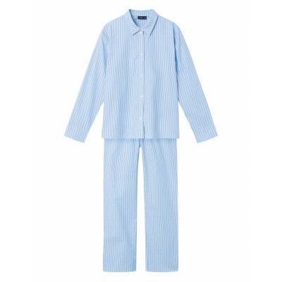 LMTD Nlnstripy Pyjamas Set Blå